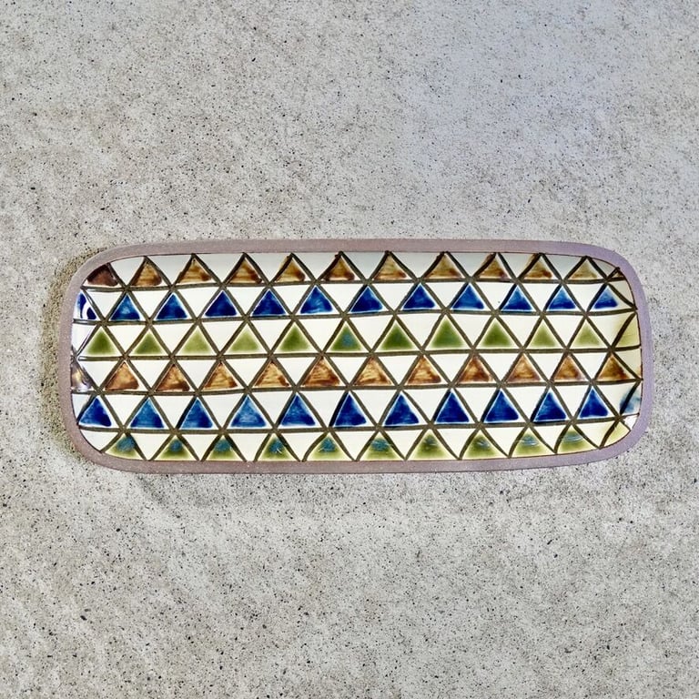 ガーランド サンカク〔長〕 / Rectangular Plate