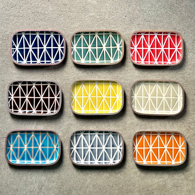 鐵窗花(ティエチュアンファ)〔大〕 / Rectangular Plate