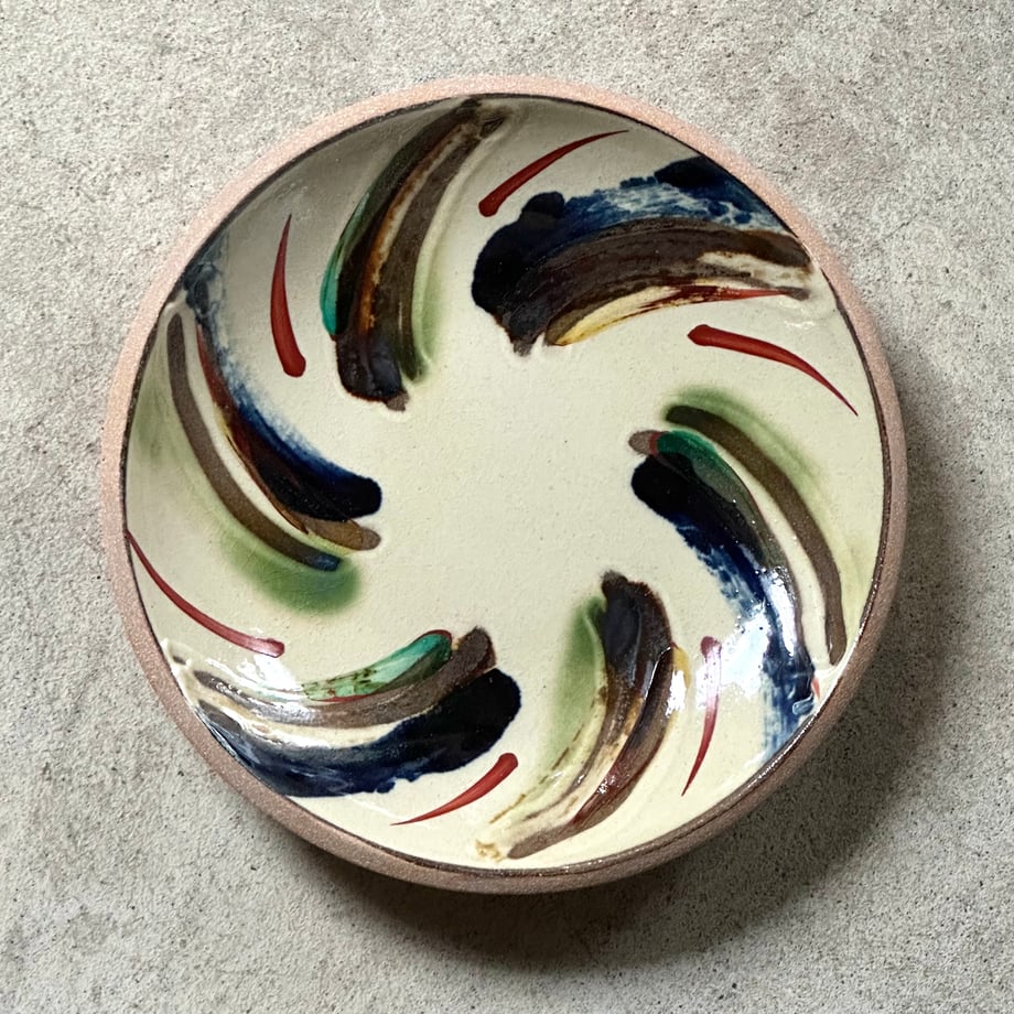 指描　渦 [FINGER-PAINTED SWIRL]
