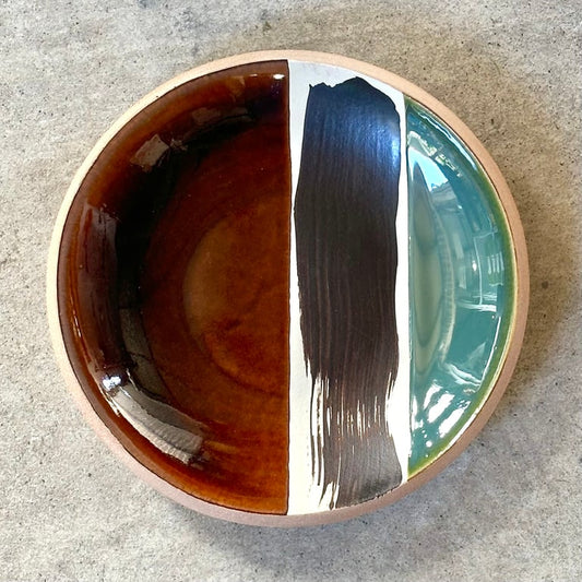 鉄刷毛目 / Champuru Plate