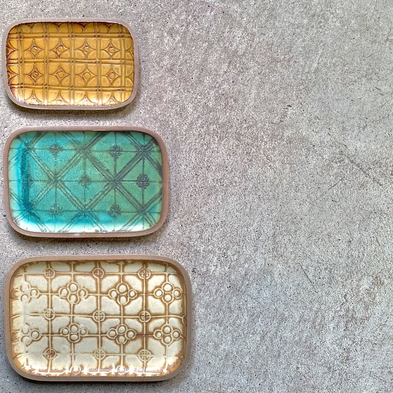 鐵窗花(ティエチュアンファ)〔中〕 / Rectangular Plate