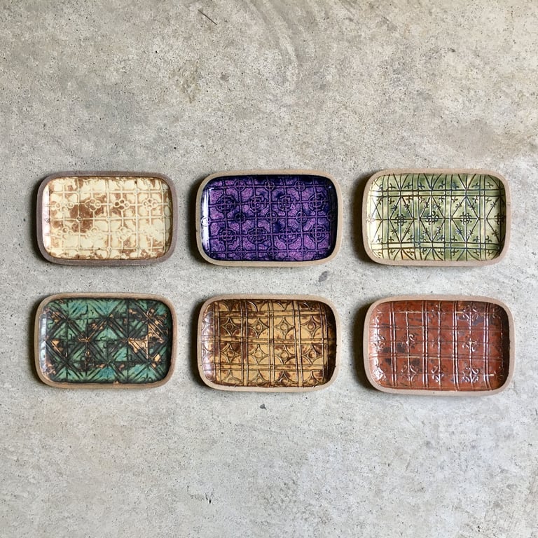 鐵窗花(ティエチュアンファ)〔小〕 / Rectangular Plate