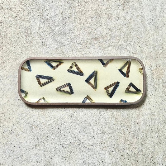 櫛目三角〔長〕 / Rectangular Plate